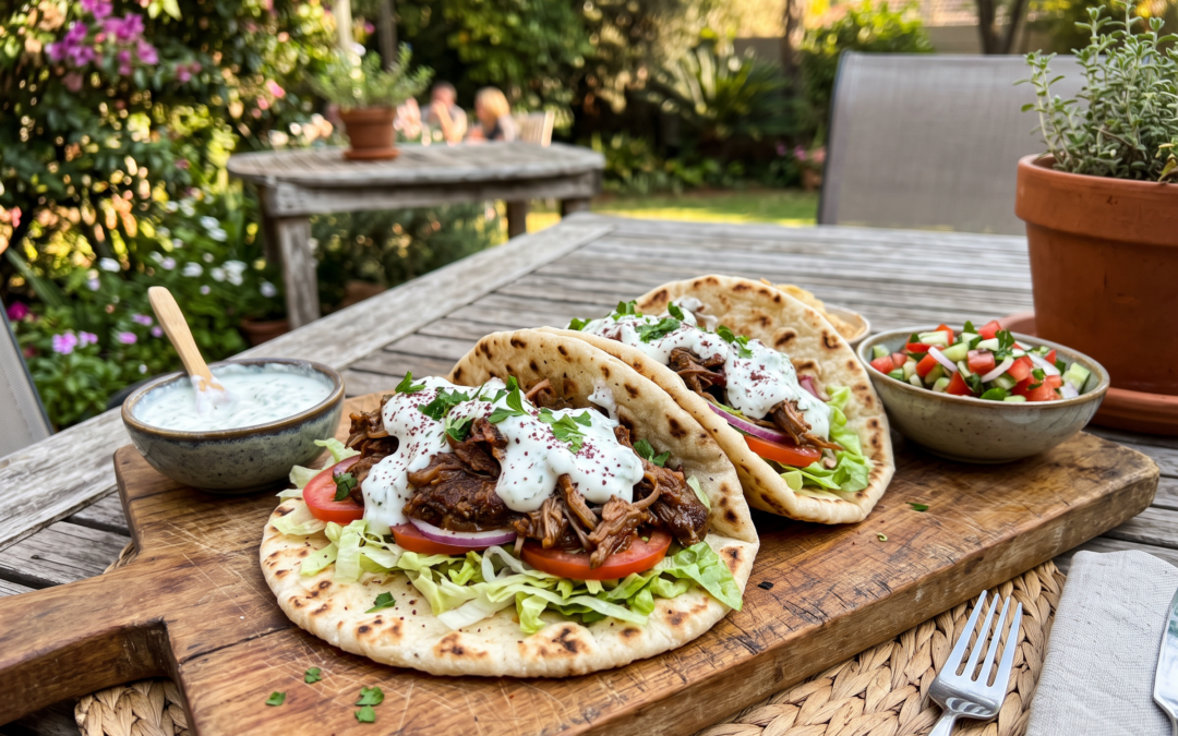 Pulled Lamb Flatbreads